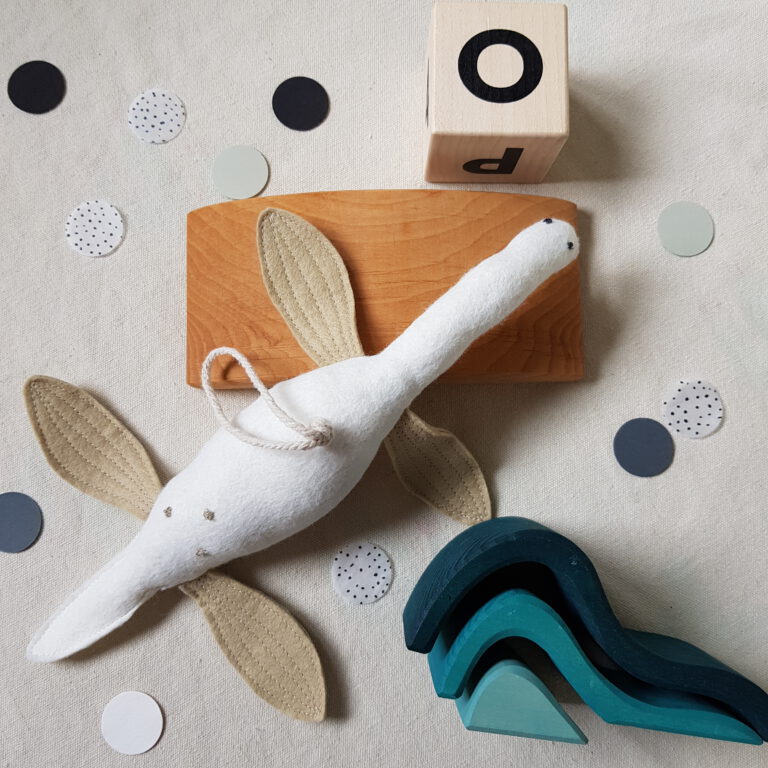 Plesiosaurier weiß, creme bestseller